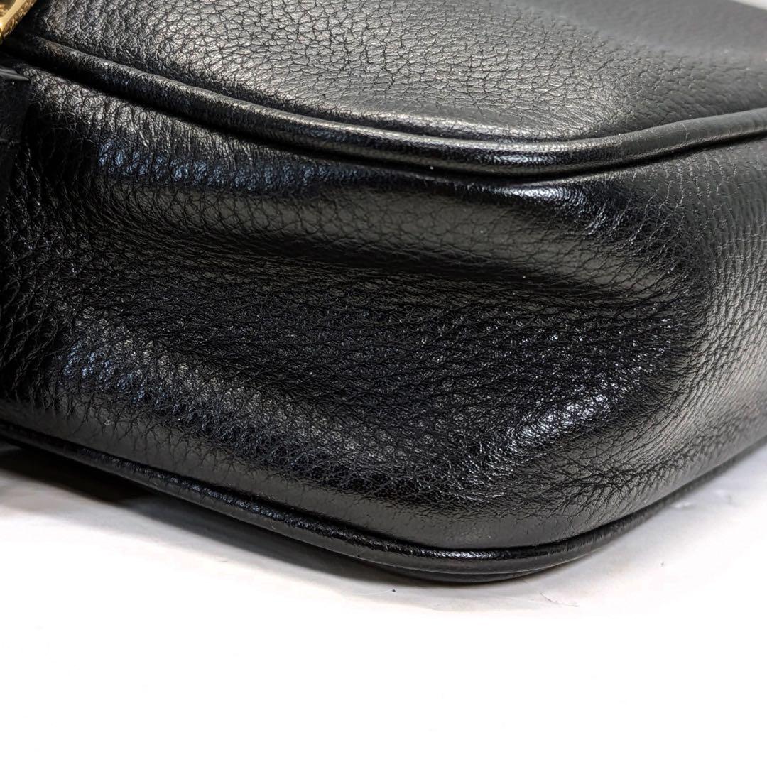 マークジェイコブス ショルダーバッグ シャッター カメラバッグ レザー 黒