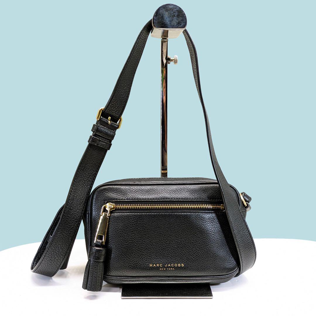 マークジェイコブス ショルダーバッグ シャッター カメラバッグ レザー 黒