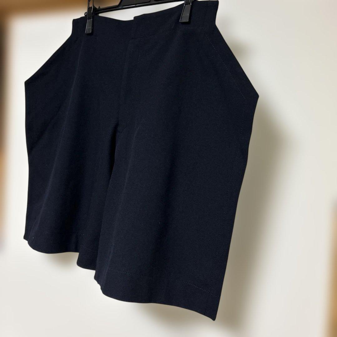 コムデギャルソン　二次元平面デザイン　濃紺　ハーフパンツパンツ