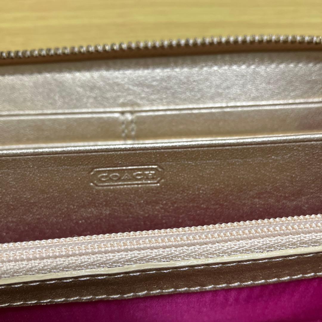 土日限定価格！レア♡COACH☆ホースアンドキャリッジラウンドファスナー長財布