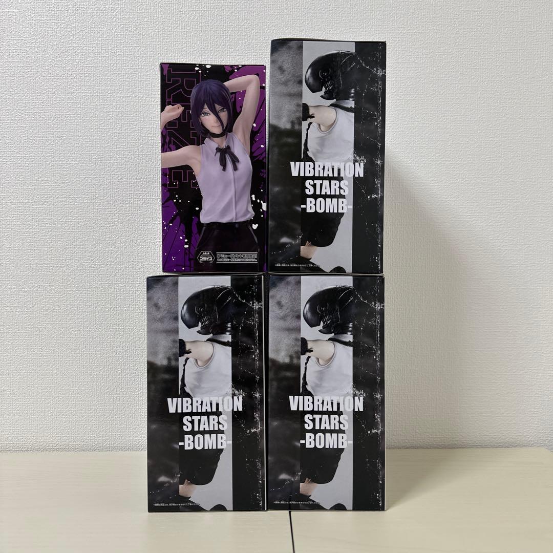 チェンソーマンフィギュア4体セット（レゼ×1/BOMB×3）