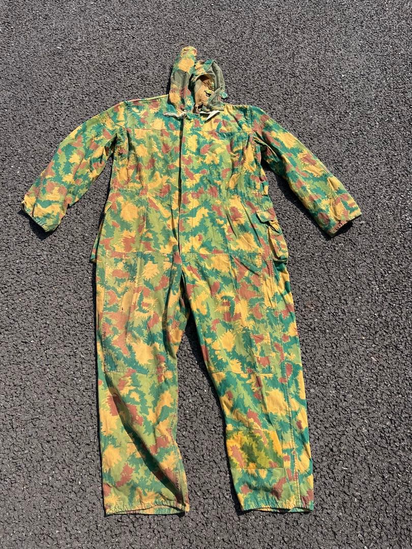 ハンガリー軍　珍しい　ヴィンテージ　迷彩つなぎ