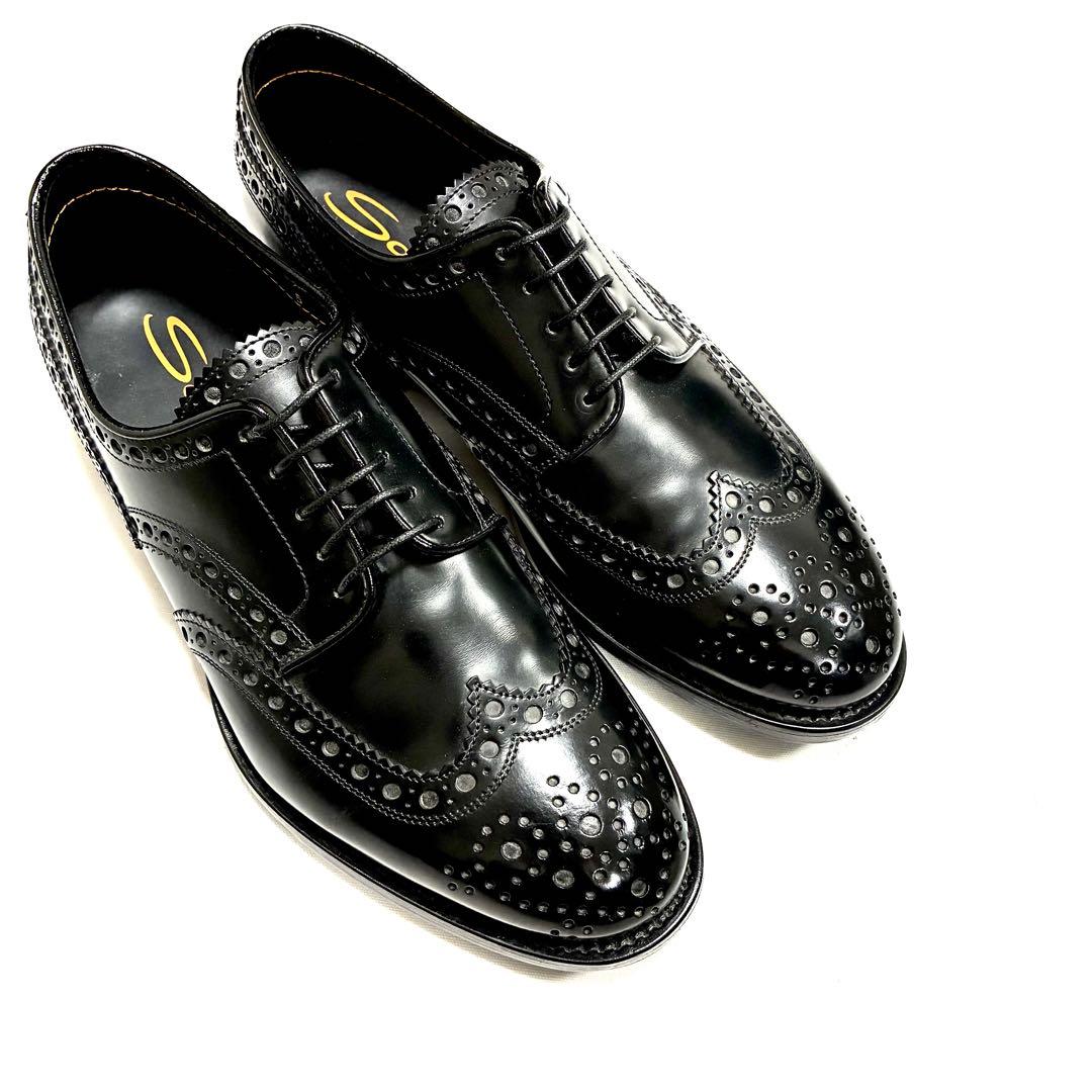 新品SANTONI 最高級ライン15.5万円 パティーヌ ビジネスシューズ