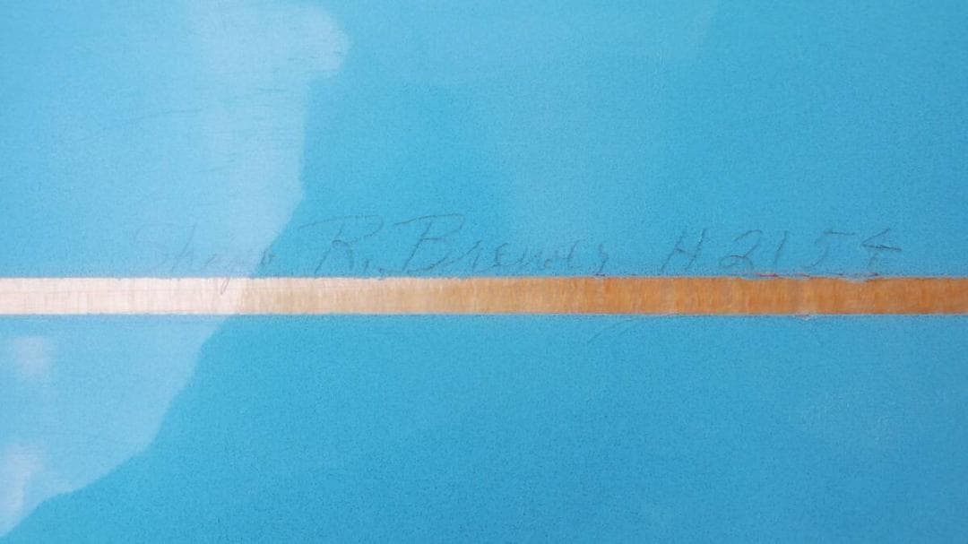 9'6　22 1/2ｘ2 7/8　ディック　ブリューワー　本人シェイプ