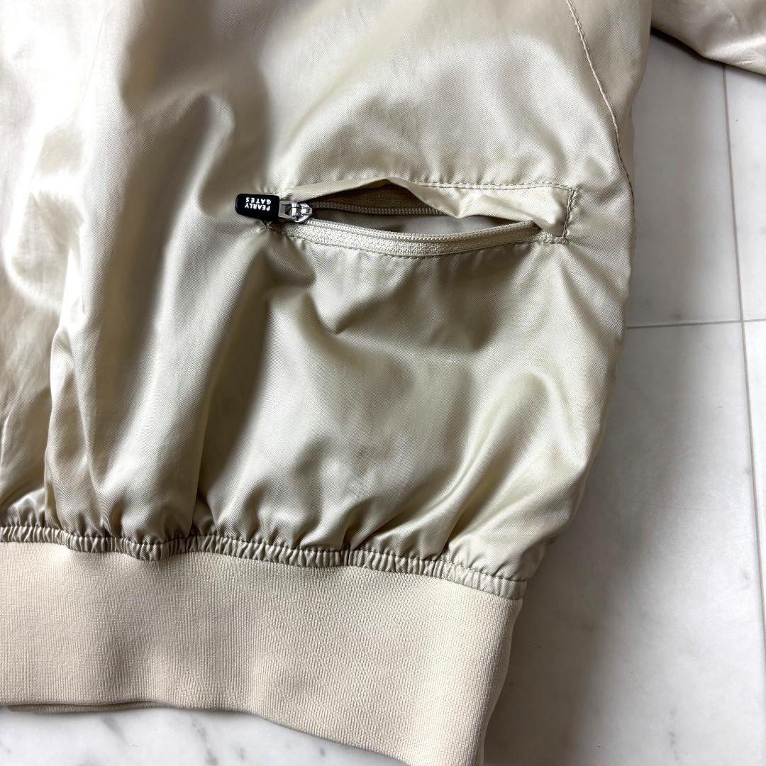 パーリーゲイツ 5 蓄熱 ジップジャケット ベージュ ゴールド ゴルフウェア