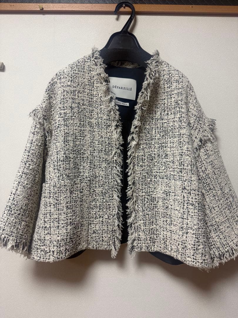 しの　デパリエ　DE'PARISILLE ツイードジャケット サイズ38