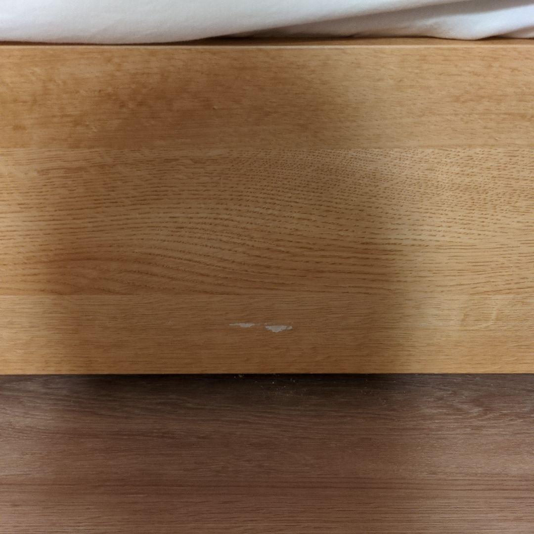 ニトリ　ベッドフレーム　アザン　セミダブル　ナチュラル