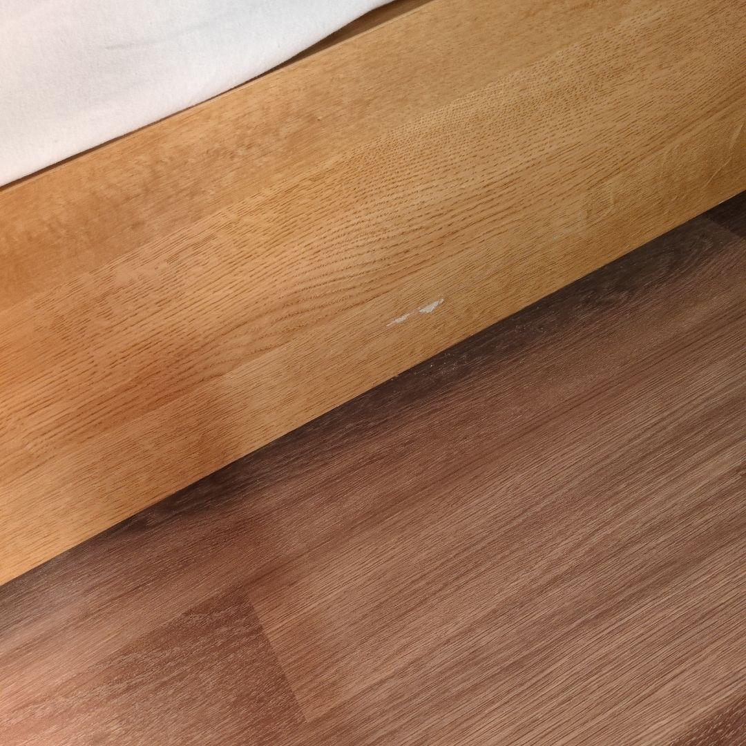 ニトリ　ベッドフレーム　アザン　セミダブル　ナチュラル