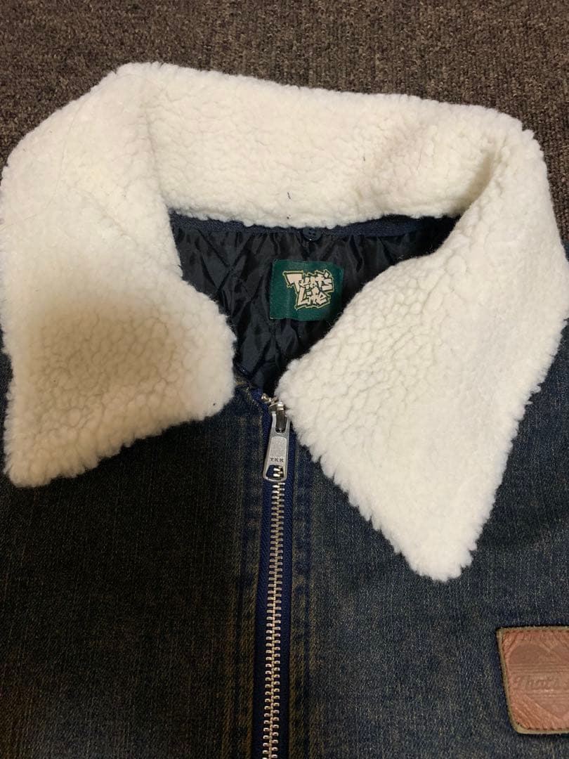 ザッツライフ（That’s Life）☆ デニム フリース襟 ジャケット