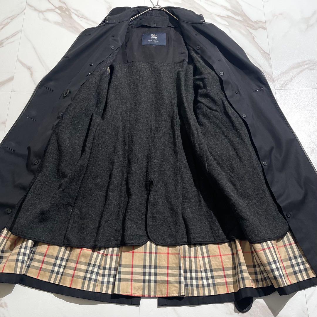 カラフル様　バーバリーロンドン　トレンチコート　ノバチェック　レザー　ベルト