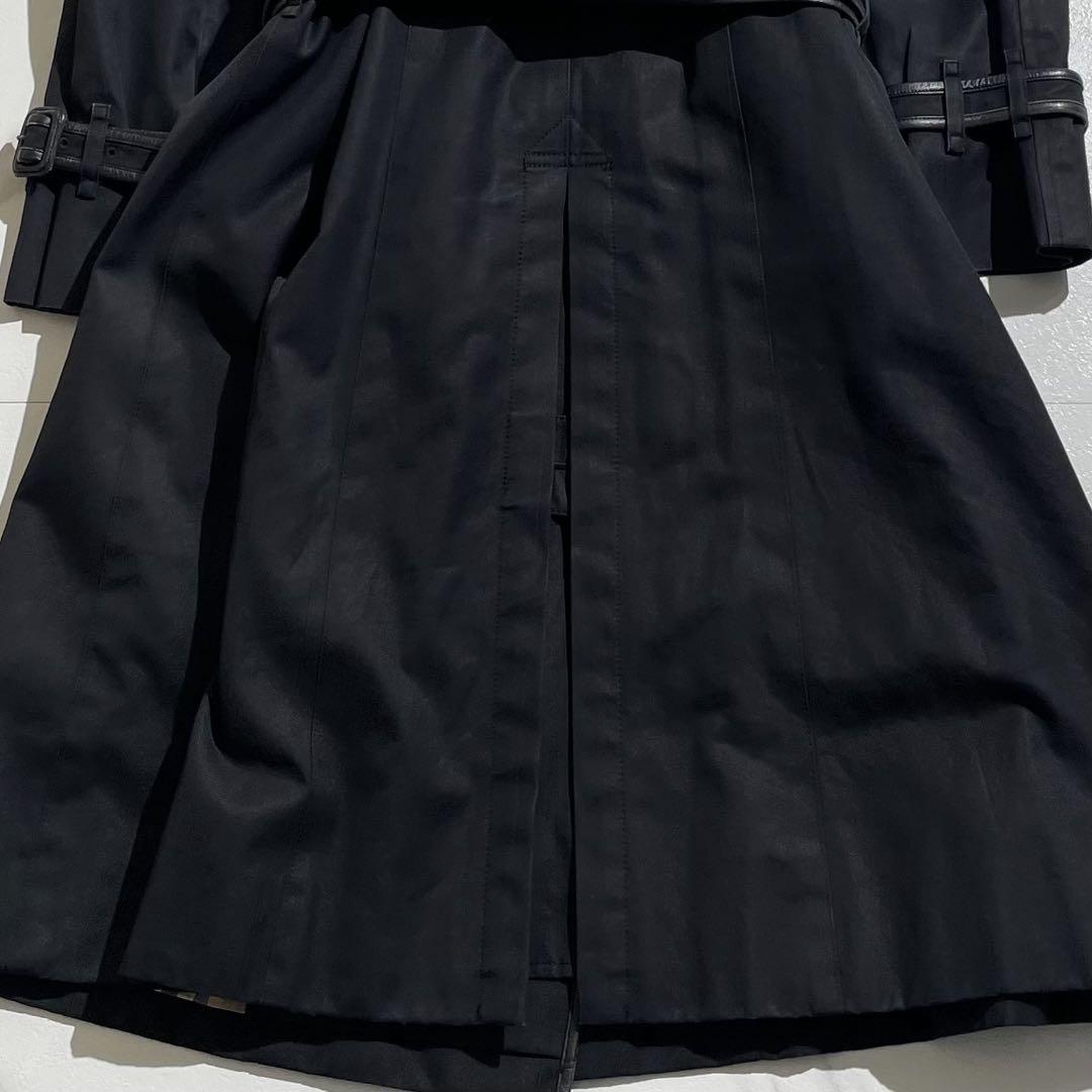 カラフル様　バーバリーロンドン　トレンチコート　ノバチェック　レザー　ベルト