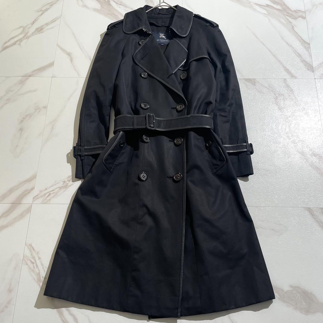 カラフル様　バーバリーロンドン　トレンチコート　ノバチェック　レザー　ベルト