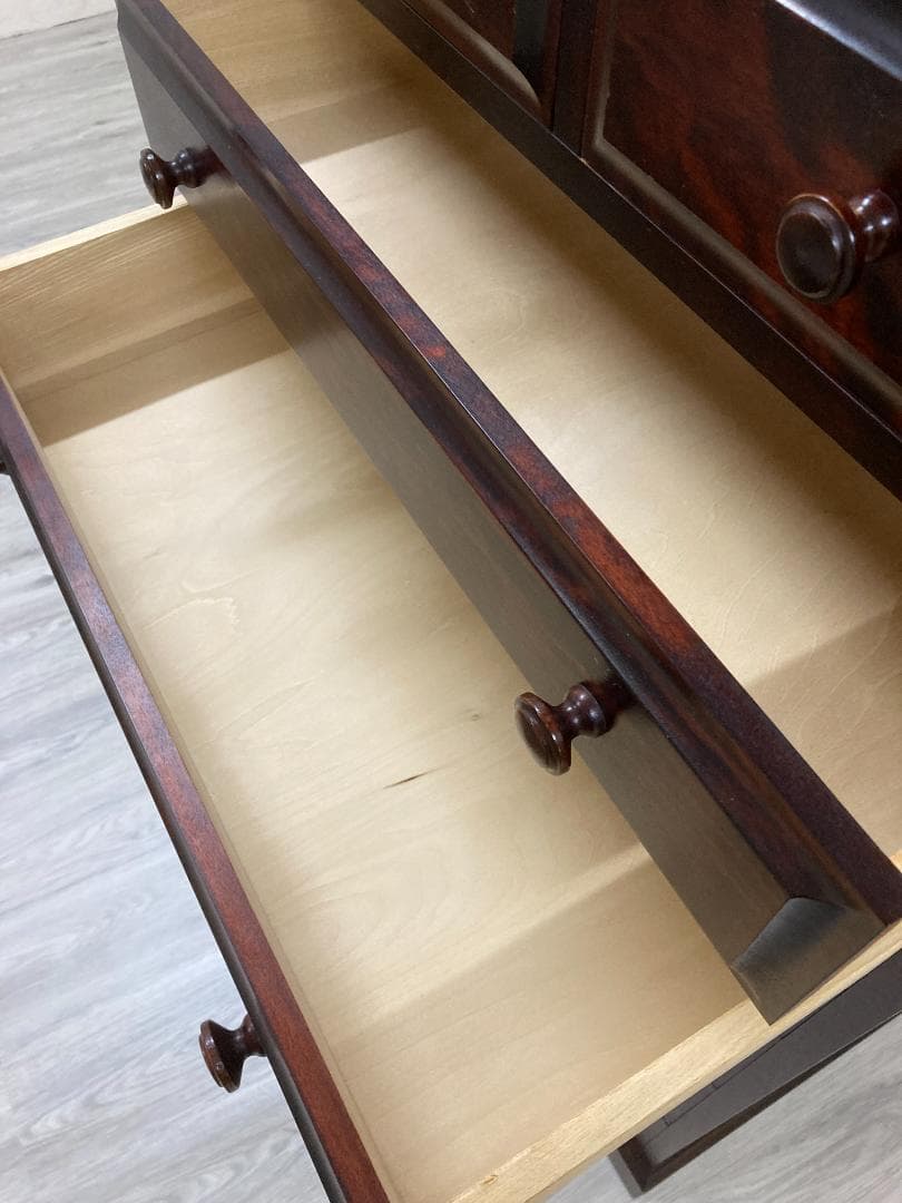 神居民芸 整理箪笥 樺材 無垢材 民芸家具 ７段引き出し 収納チェスト　北海道