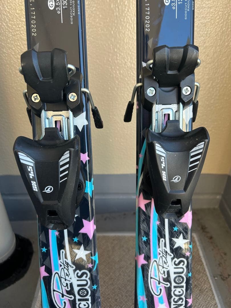 スキーセット スキー130、ブーツ23cm、ストック