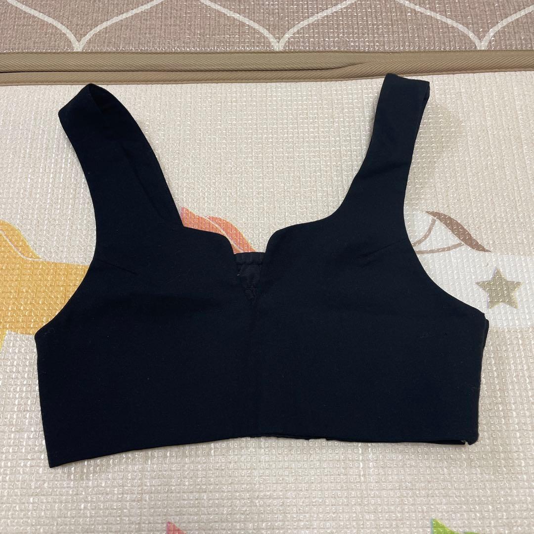 todayfulウールスリットビスチェ　ブラック　ビスチェ