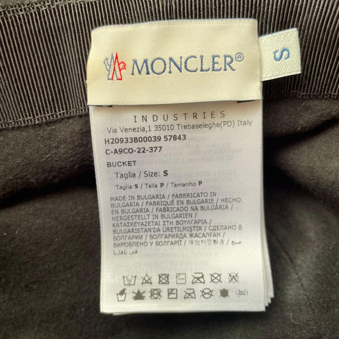 MONCLER モンクレール バケット ハット 黒 ブラック S