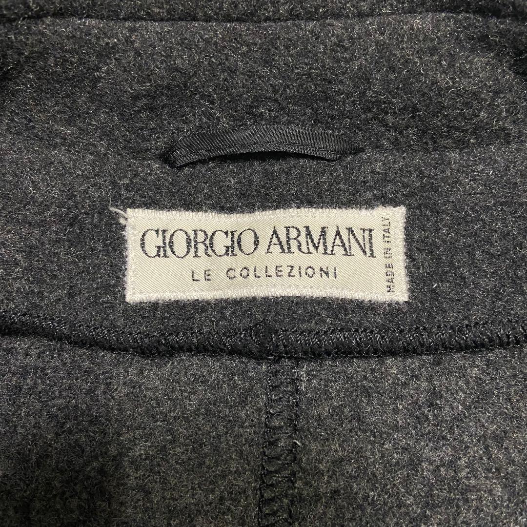 ジョルジオアルマーニ　Giorgio Armani 黒 チェスターコート メンズ
