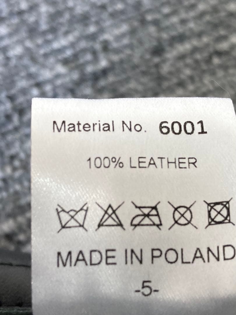 Kaszkiet レザーハット　ブラック　未使用品　サイズ59cm