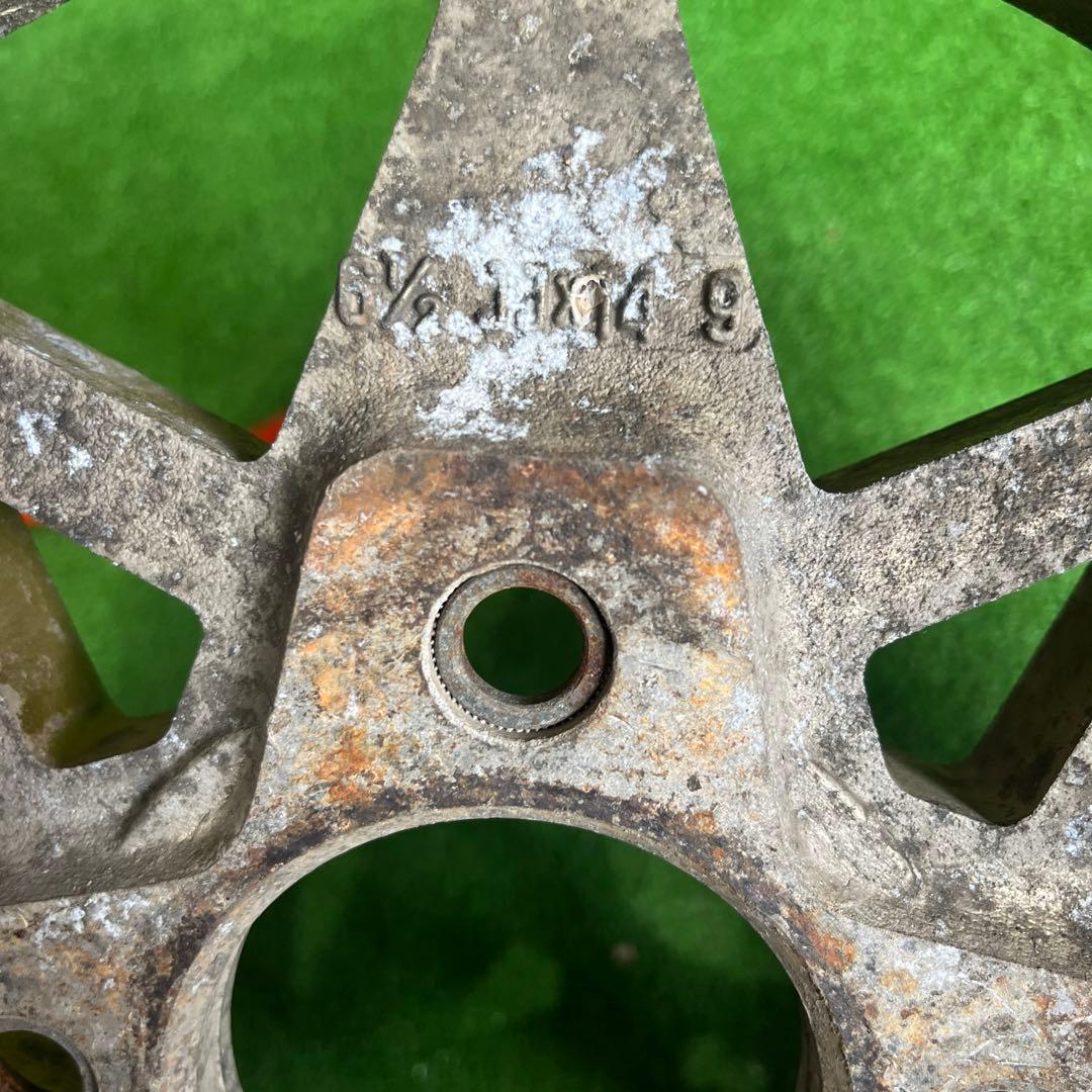 テクノレーシング　14インチ　6.5J 114.3-4H 2本 当時物！