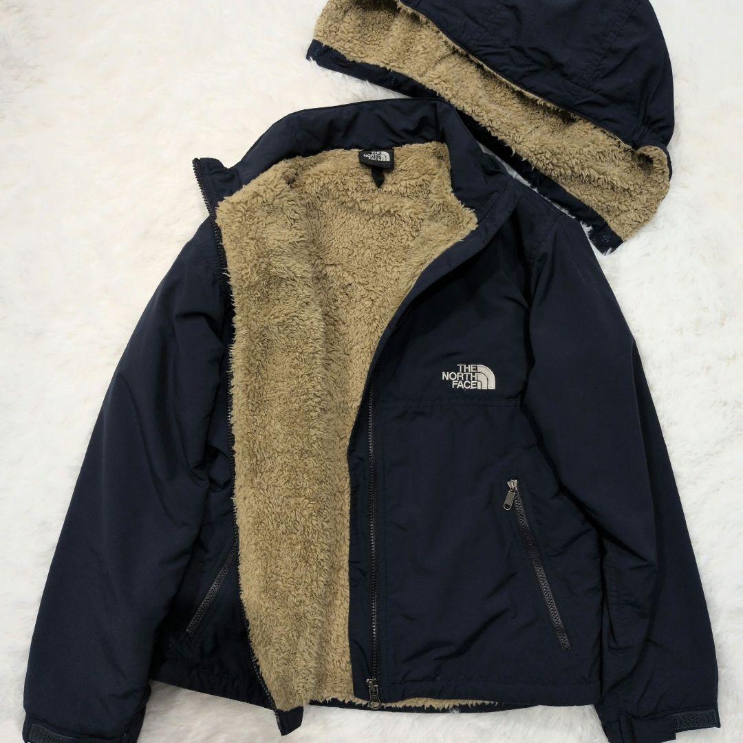 ザ・ノースフェイス コンパクトノマド ナイロンジャケット ネイビー キッズ