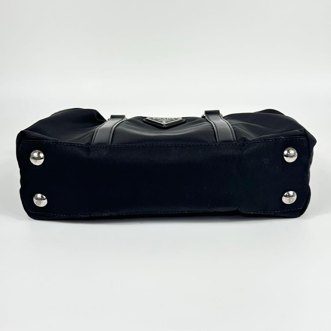 PRADA 2way ミニバッグ 3角ロゴ ナイロンレザー