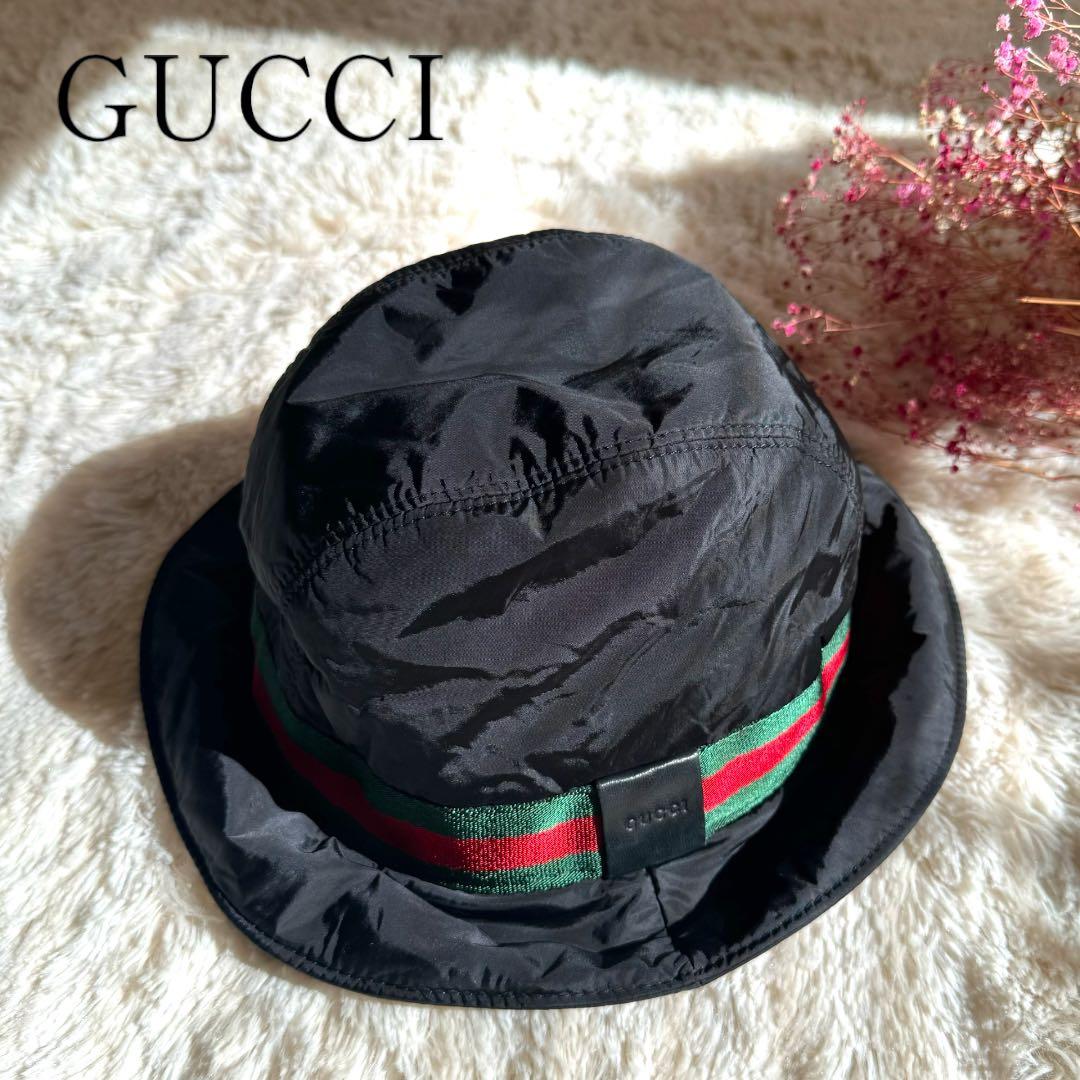 GUCCI グッチ シェリーライン サファリハット バケツハット