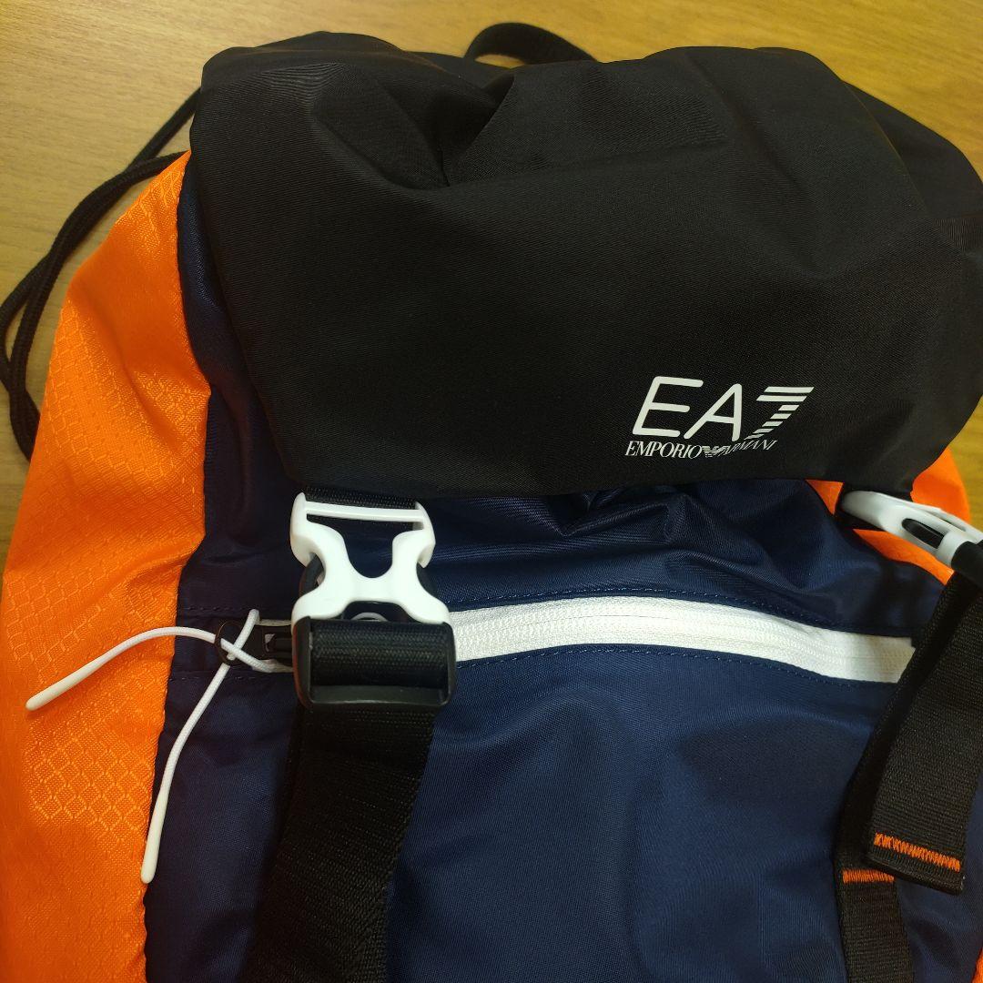 ヴィヴィ=ウエストエンド専用　EA7 バスケットボール用リュック オレンジ迷彩