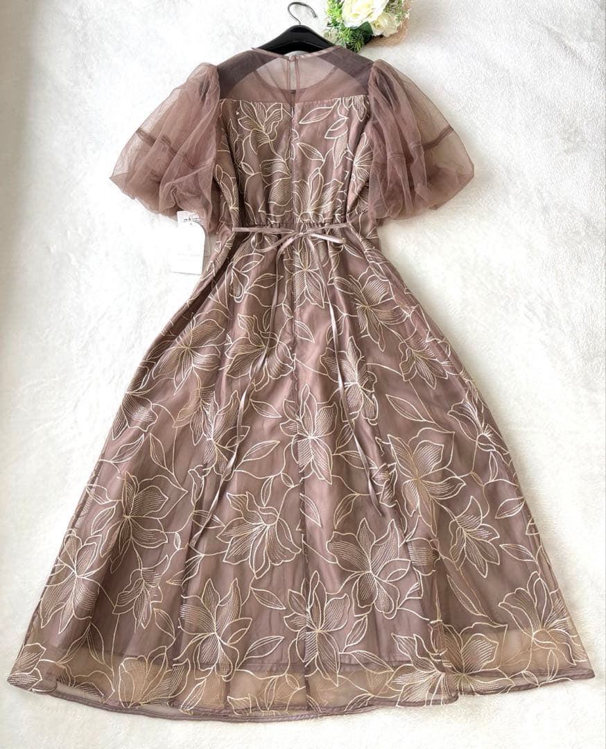 再値下げ　新品タグ付　ドリードール　リリーパターン　レース　ドレス　25AW