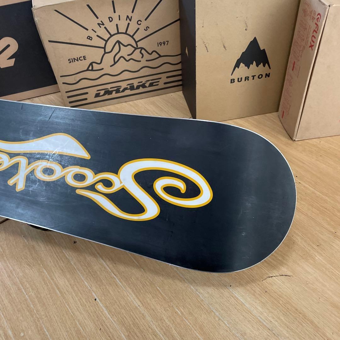 SCOOTER×MOROW　良質国産スノーボードセットOGASAKA製　バイン付