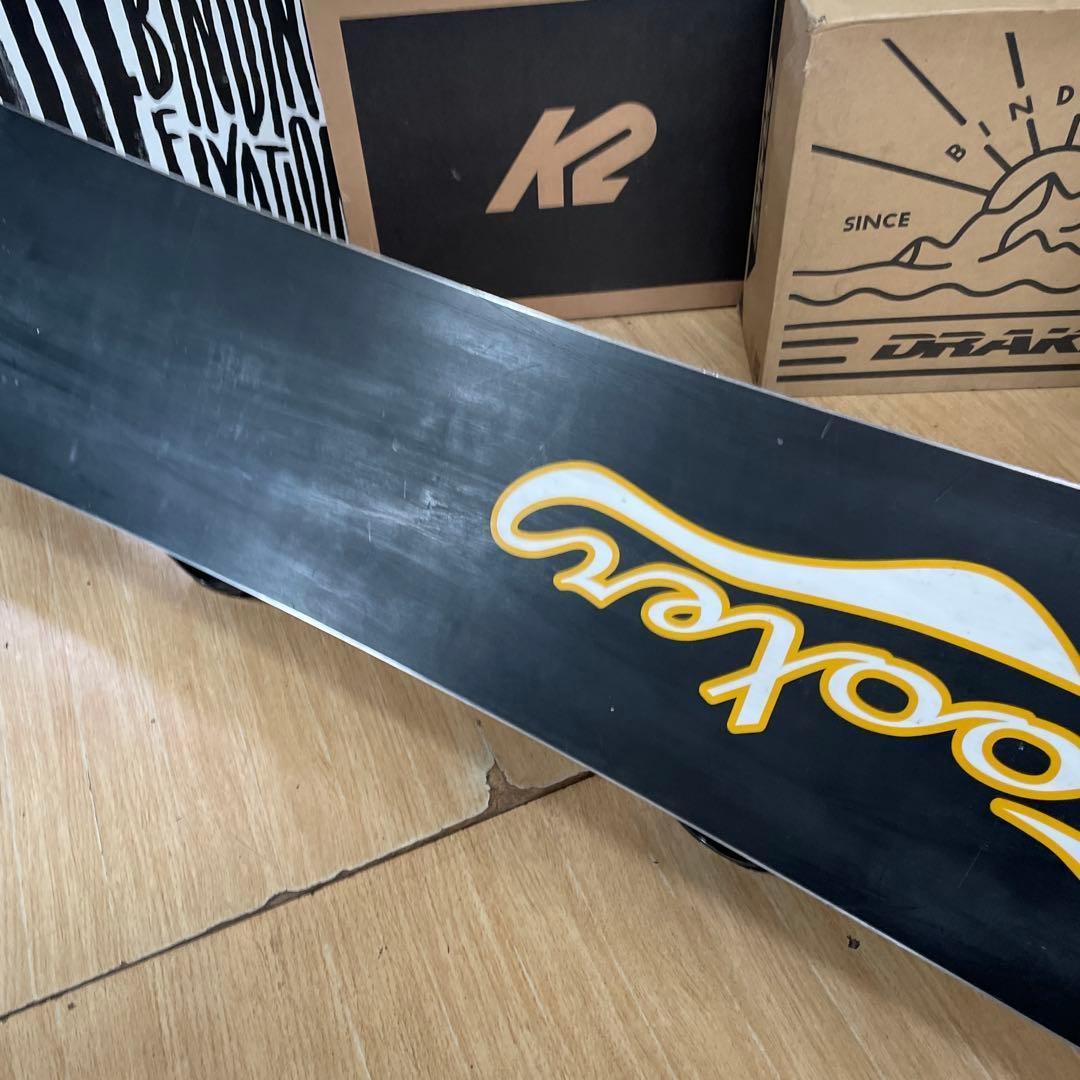 SCOOTER×MOROW　良質国産スノーボードセットOGASAKA製　バイン付