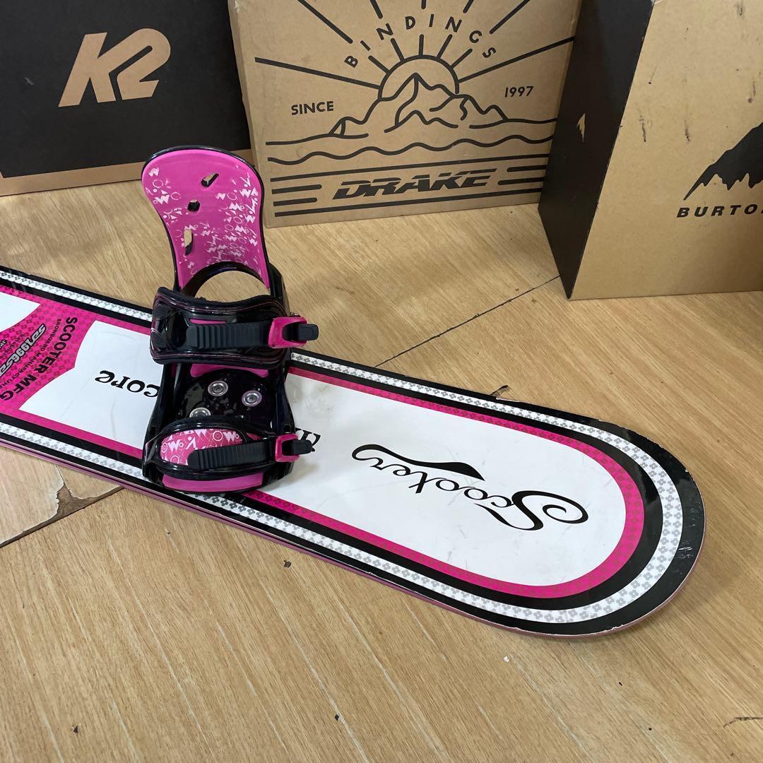 SCOOTER×MOROW　良質国産スノーボードセットOGASAKA製　バイン付