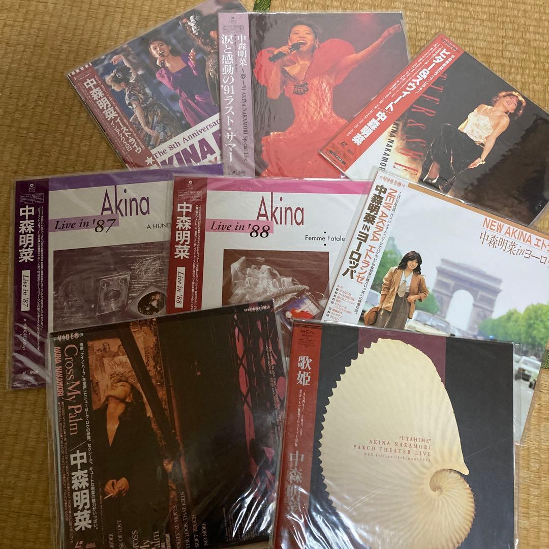 中森明菜　レーザーディスク 8枚セットで