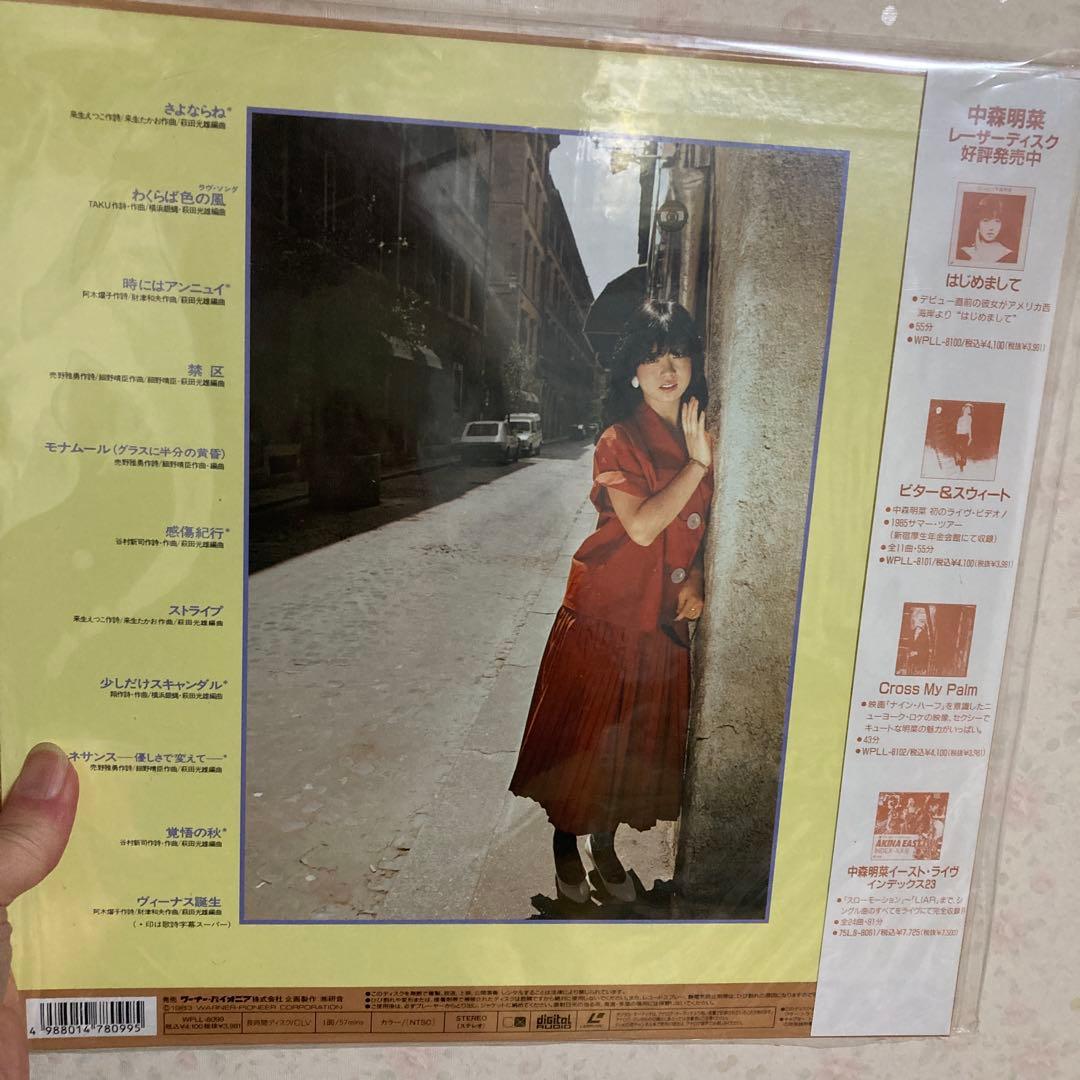 中森明菜　レーザーディスク 8枚セットで