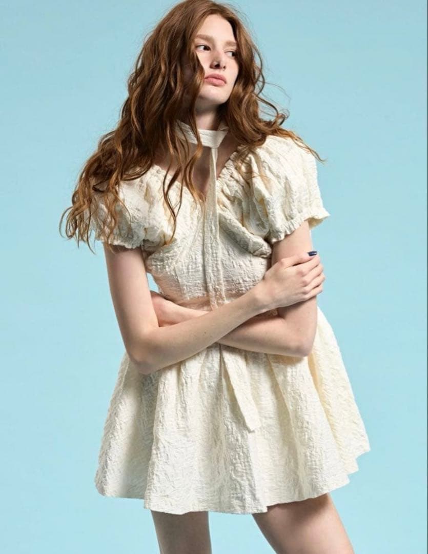 ワンピース THE TOE Kolonaki Tie Neck Onepiece