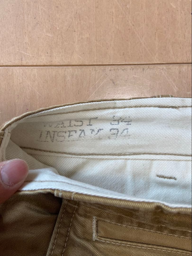 THE REAL McCOY'S チノパン【サイズW34 L34】