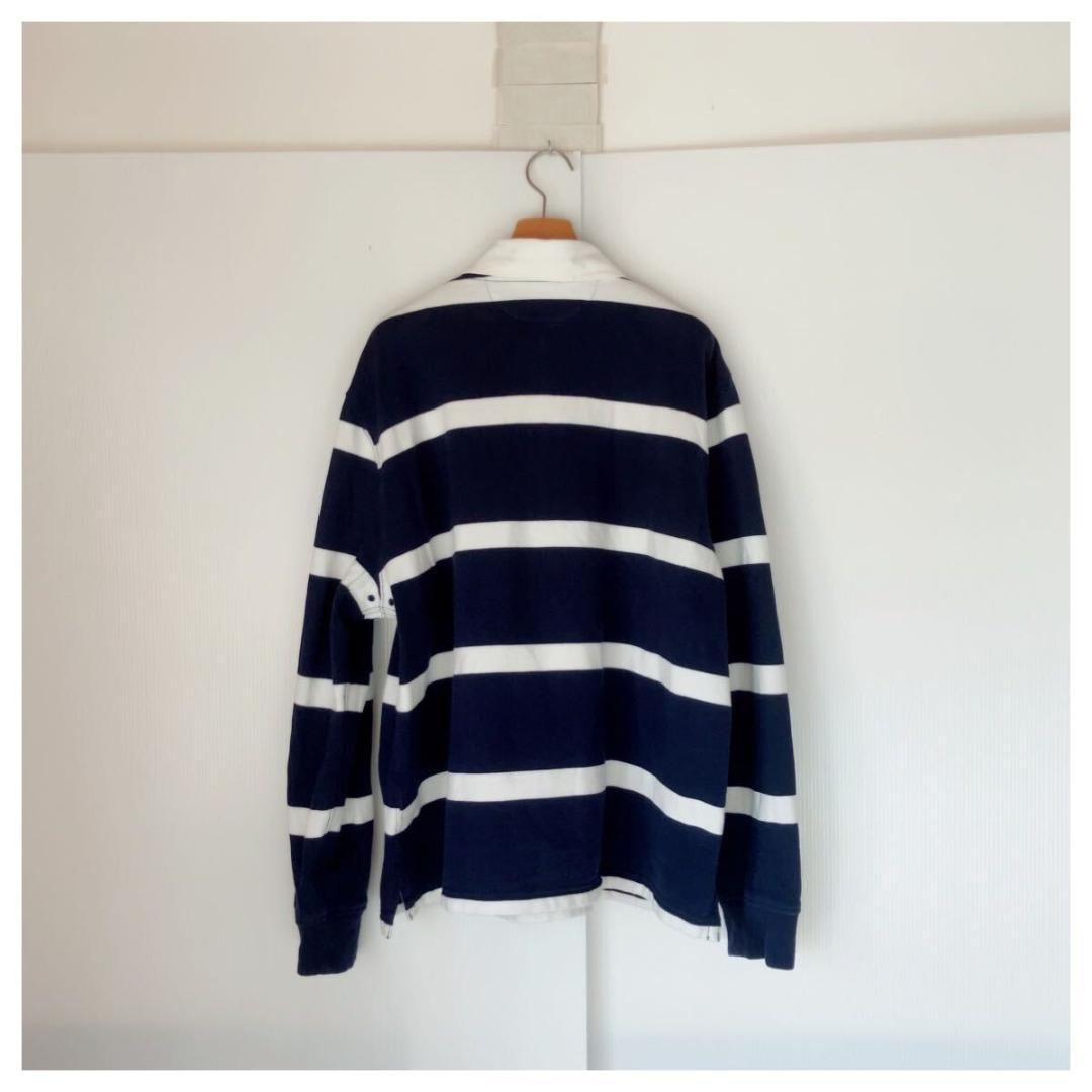 ☆ Polo Ralph Lauren ポロシャツ L 紺 ラガーシャツ