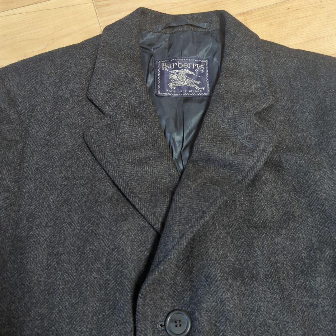 【235】60-70年代　バーバリーズ ヘリンボーンツイード コート