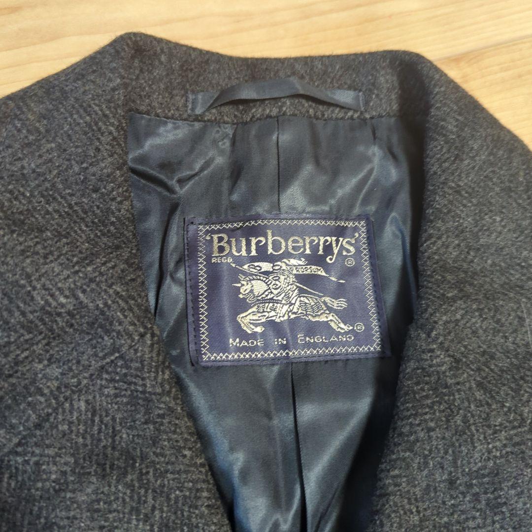 【235】60-70年代　バーバリーズ ヘリンボーンツイード コート