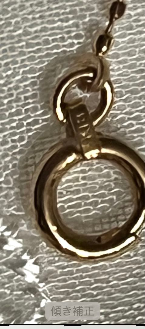 鎖切れ訳あり品　18K ピンクトルマリンネックレス と10Kネックレス