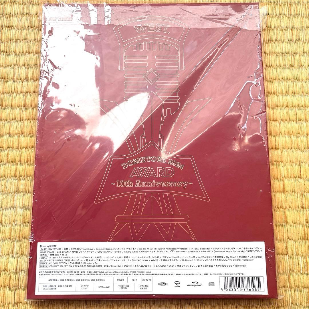 WEST./WEST.DOME TOUR AWARD～10th Anniver…