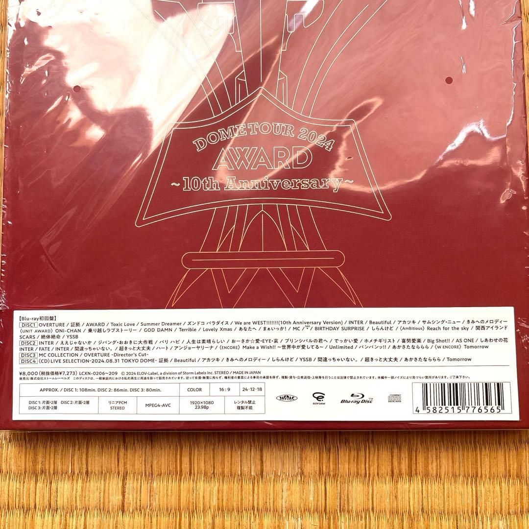 WEST./WEST.DOME TOUR AWARD～10th Anniver…