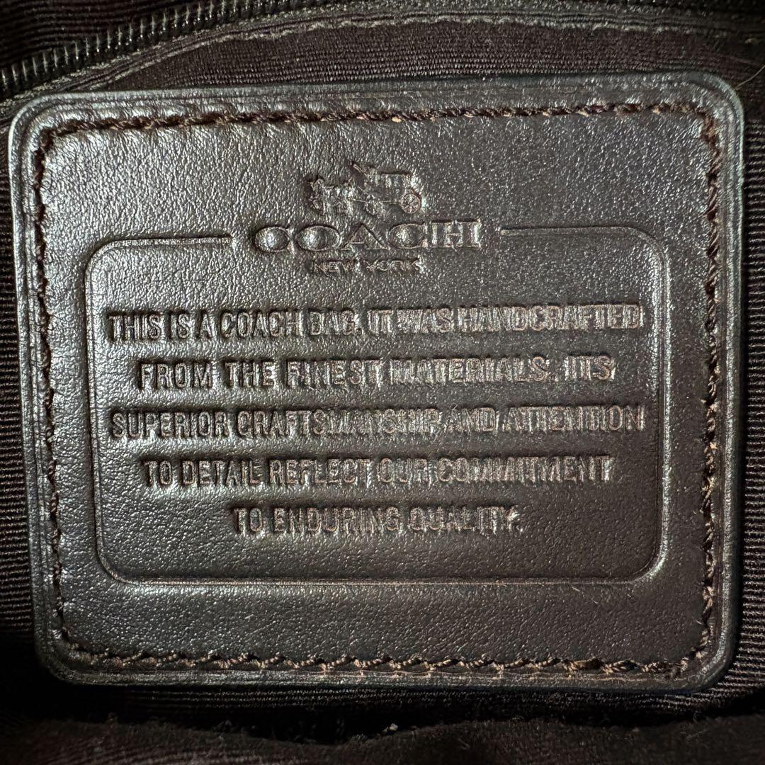 美品✨COACH コーチ パイソン柄 ヘビ柄 型押し トートバッグ A4収納可