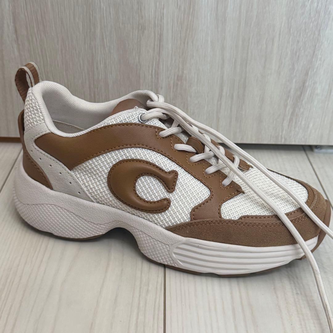 よ*し様 coach コーチ ストライダー スニーカー ブラウン