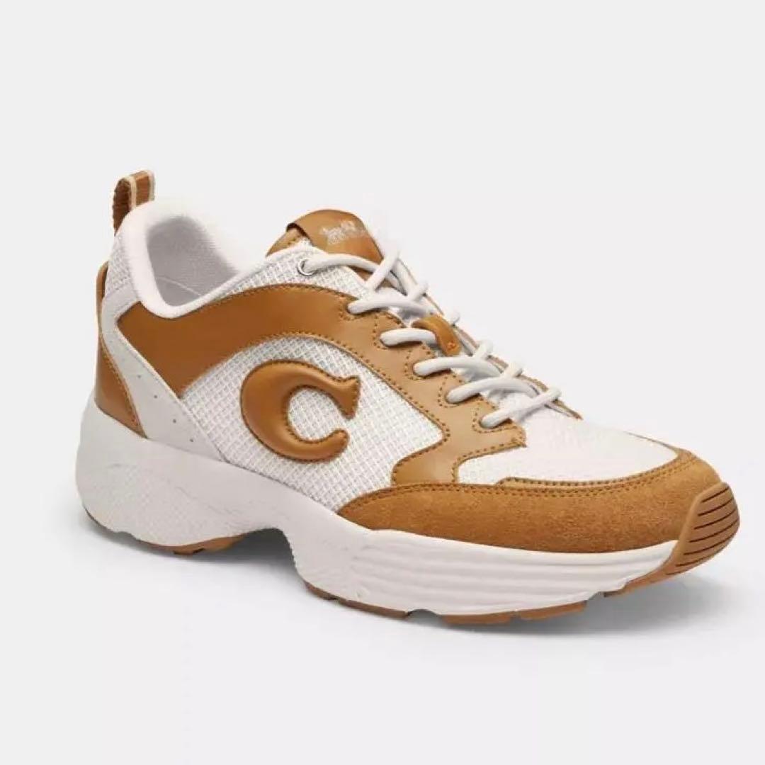 よ*し様 coach コーチ ストライダー スニーカー ブラウン