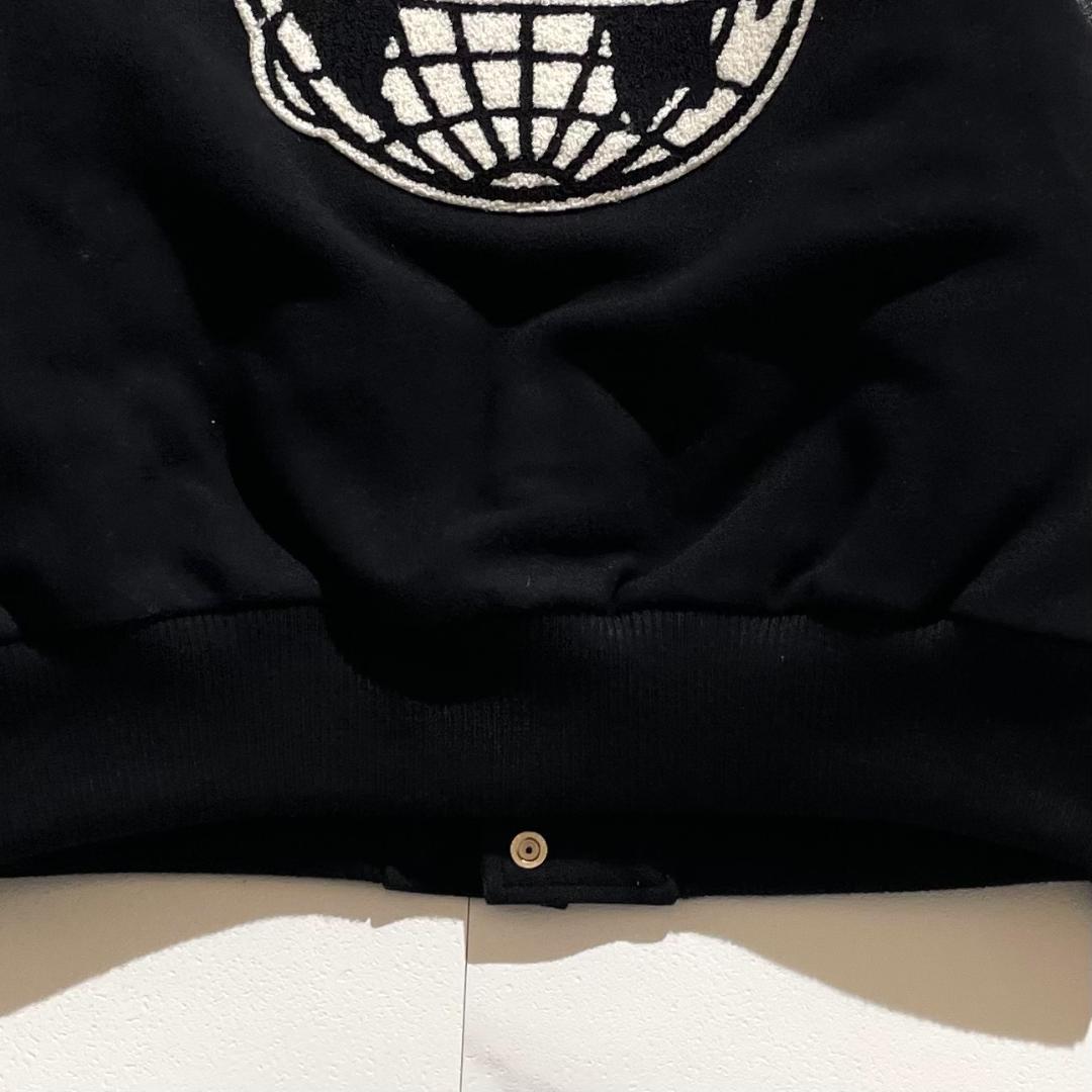 25aw　未使用　ステューシー　Stussy GLOBE VARSITY　黒　M