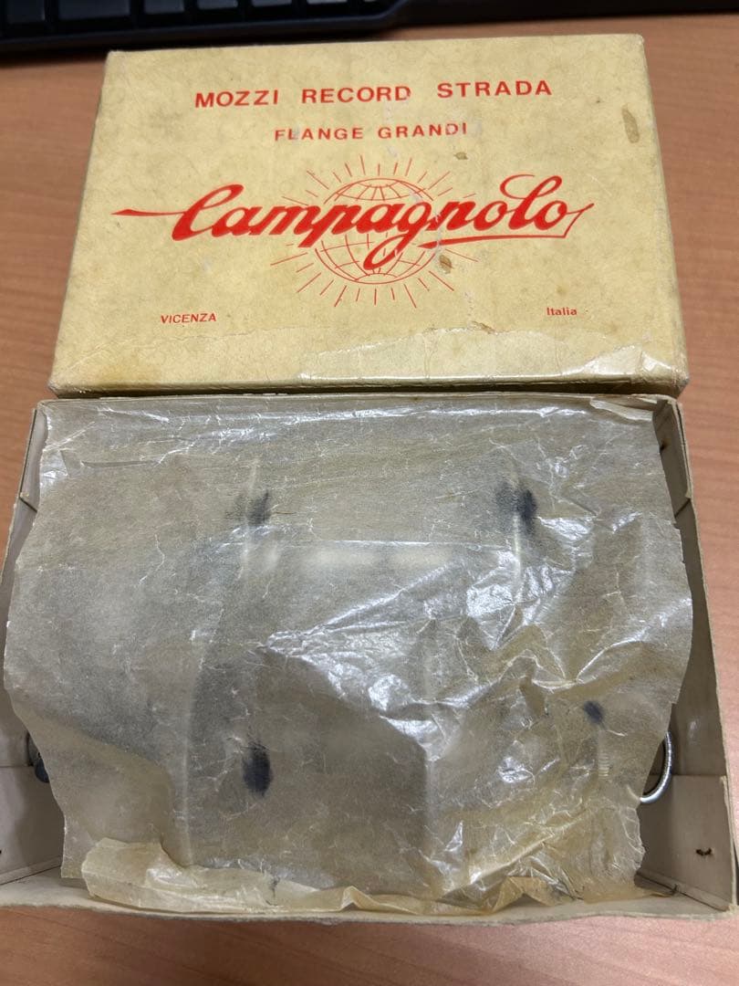 カンパニョーロ レコード ラージフランジ前後ハブ 36H 直クイックレバー