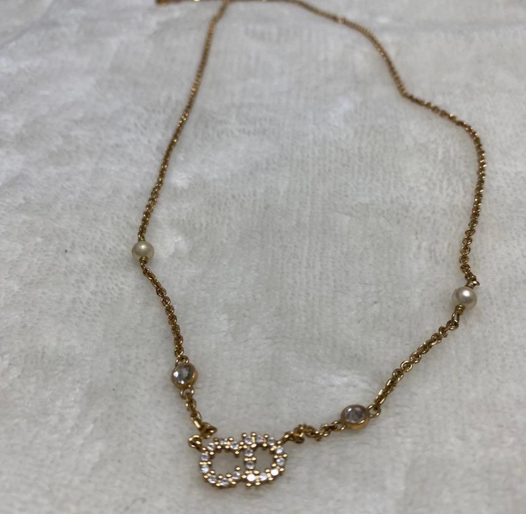 Dior ゴールドトーン チェーンネックレス