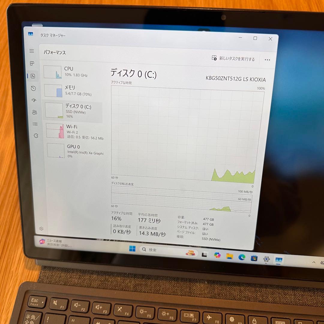 Windowsタブレット本体 Lenovo IdeaPad Duet 570i i5 1235U 512GB