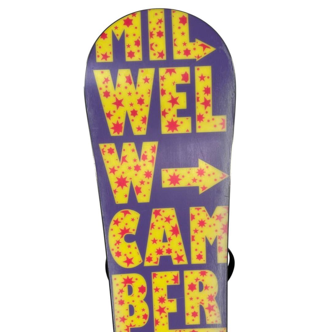 美品　IGNIO MILWEL W-CAMBER 140cm ビンディング