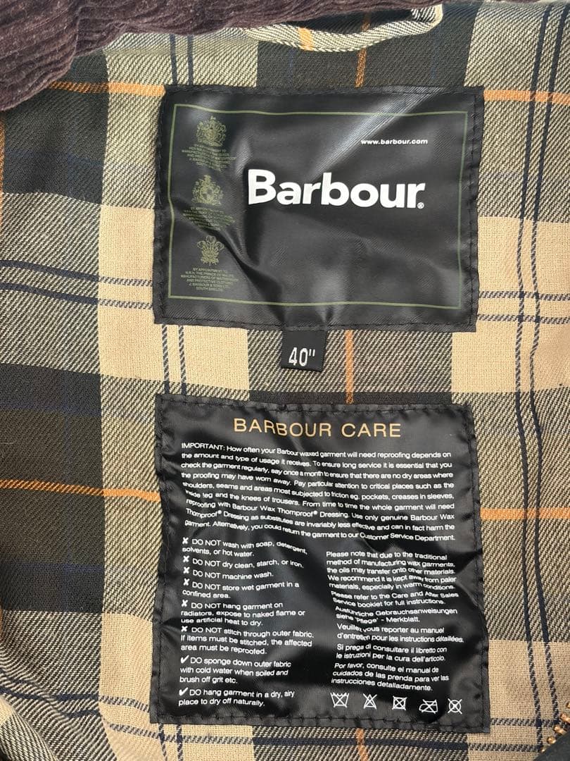 【Barbour】×【LOEFF】 別注40サイズ